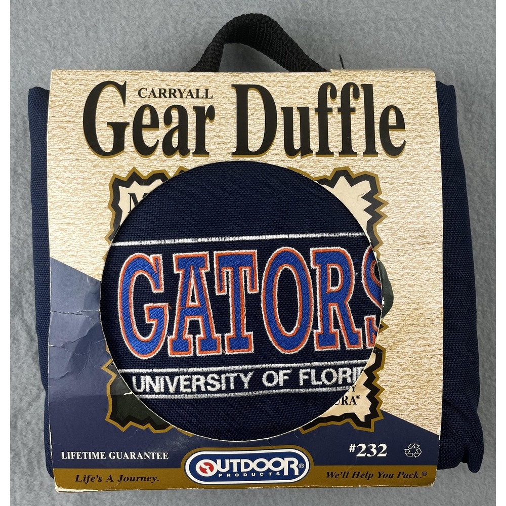 Florida Gators Outdoor Products Duffle Bag‎ Medium 12 x 24 Carryall Vintage NEW